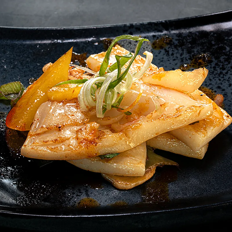 GRILLED SQUID WITH VEGETABLES