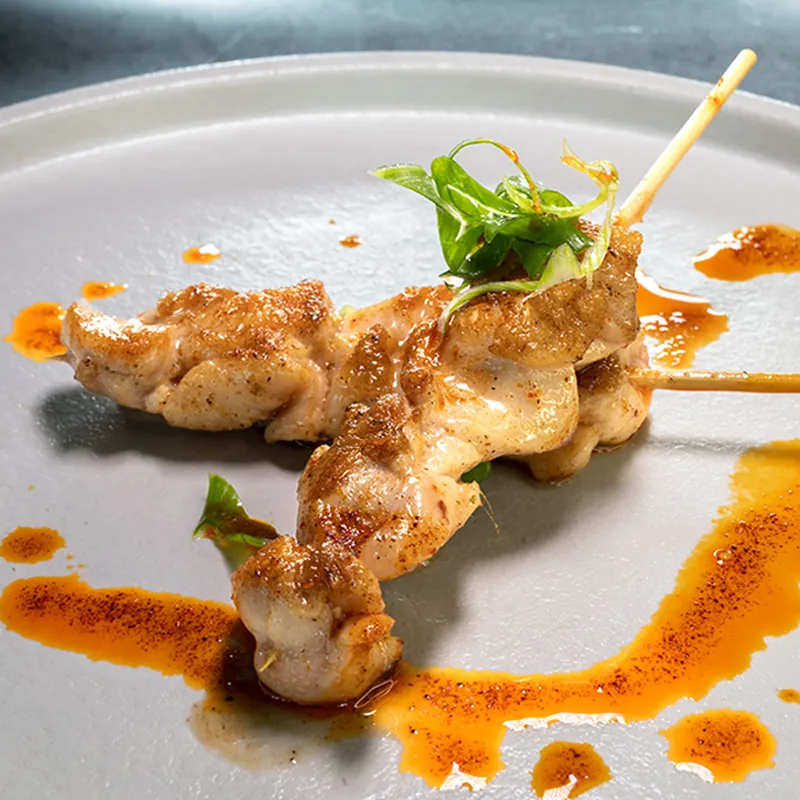 GRILLED CHICKEN SKEWERS
