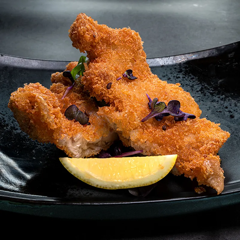 PANIERTES FISCHSTEAK